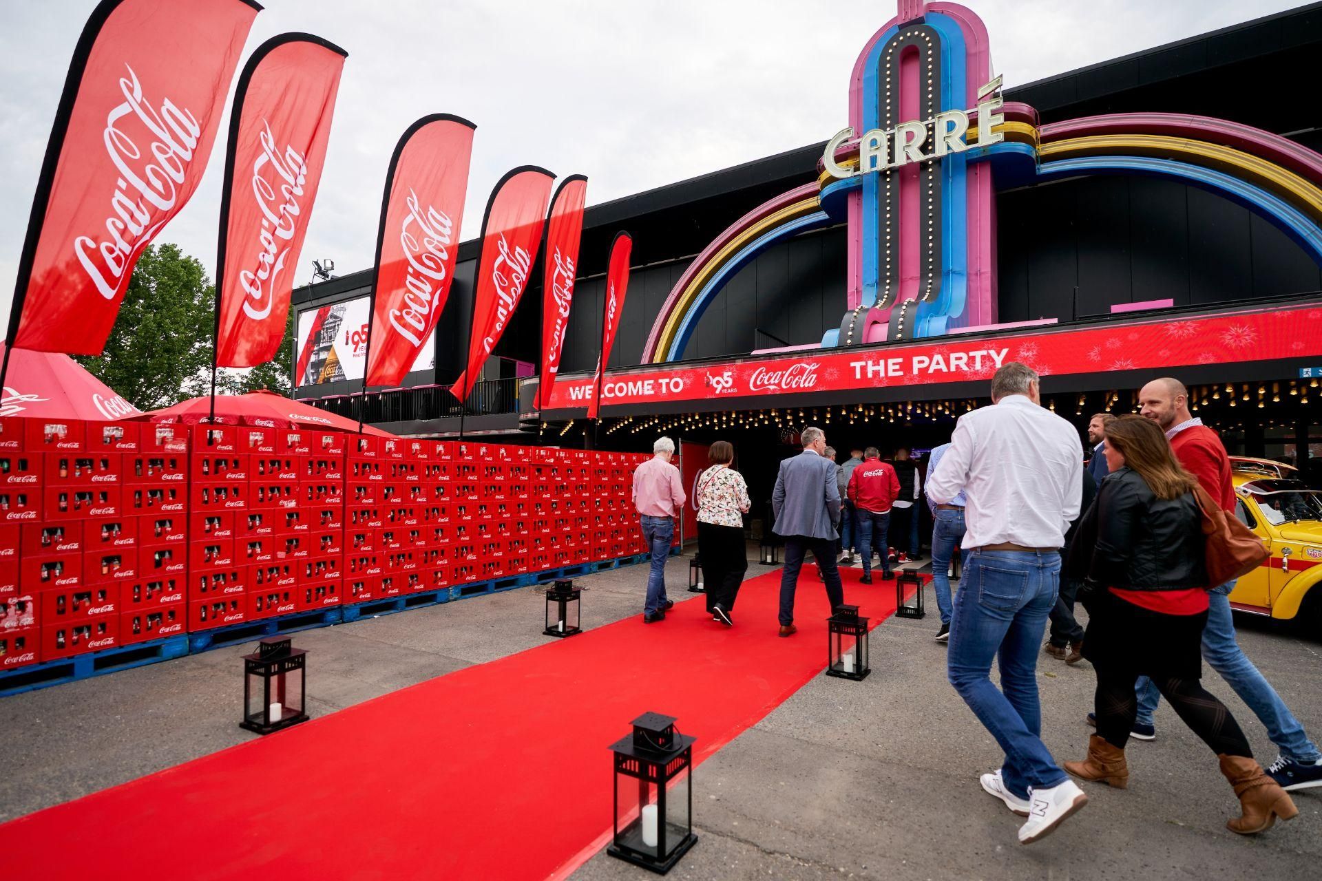 Bedrijfsevent coca cola organisatie